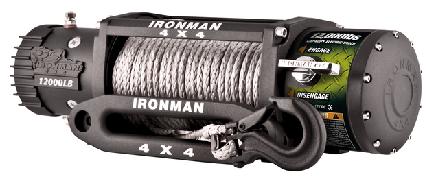 12,000lb Synthetic Rope Winch