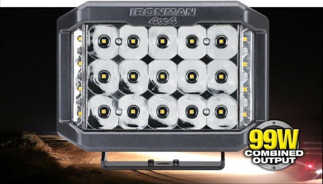 Eclipse Driving Lights With Side Shooters - 99W